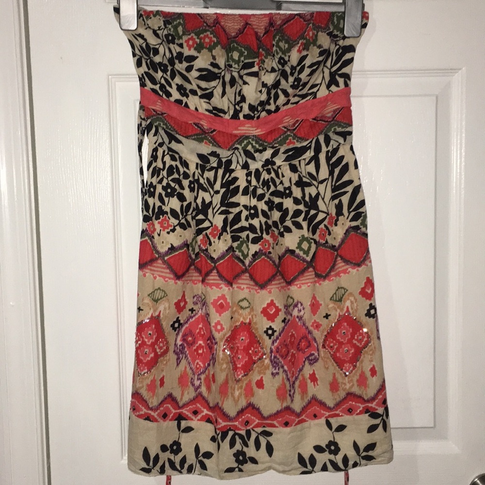 Bloomingdales patterned sundress.